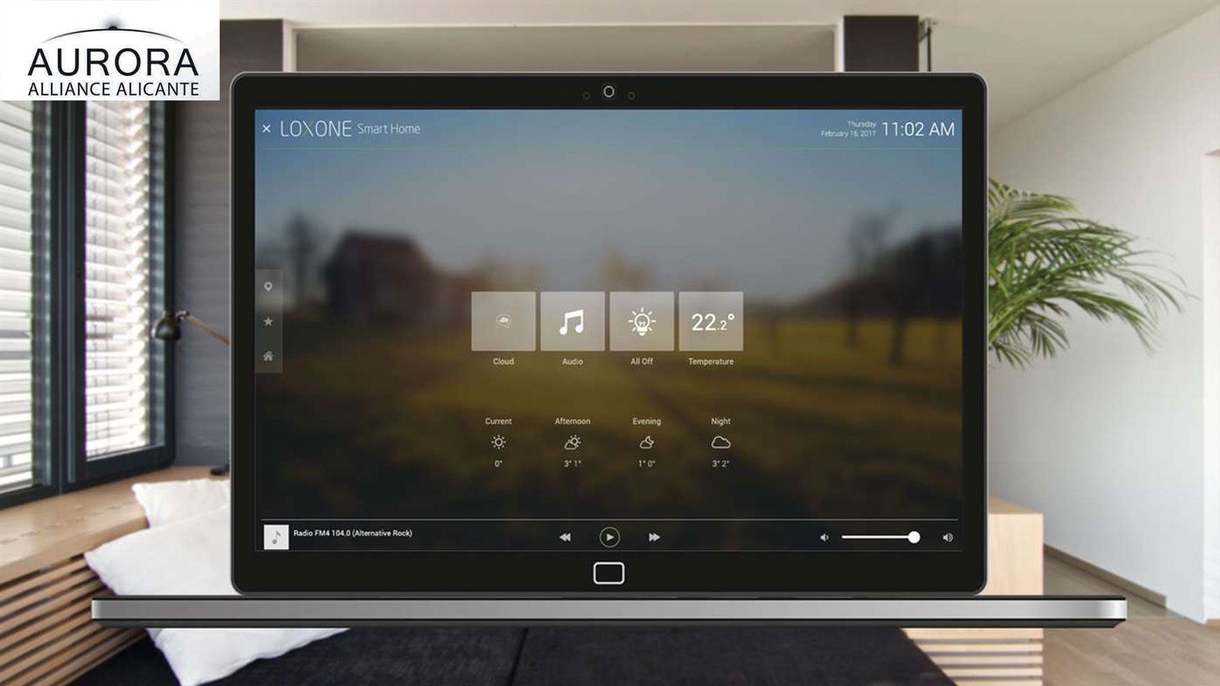 Panel de control Loxone Smart Home