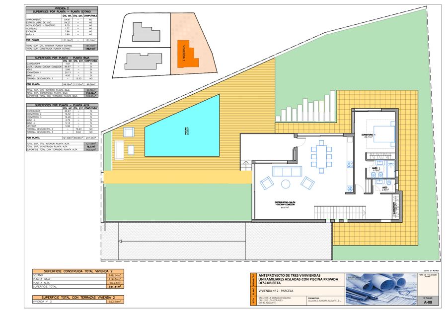Villas en Playa San Juan — plano — imagen 2